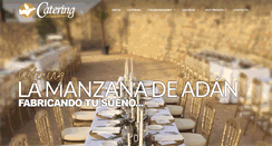 Desktop Screenshot of cateringlamanzanadeadan.com